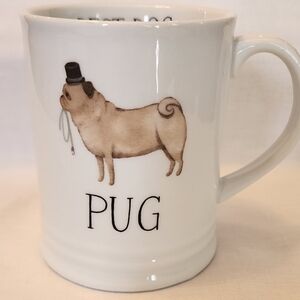 Pug mug by Julianna Swaney for Fringe Studios